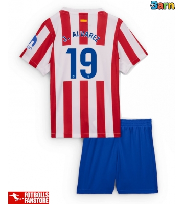 Atletico Madrid Julian Alvarez #19 Hemmatröja Barn 2025-26 Kortärmad (+ Korta byxor)